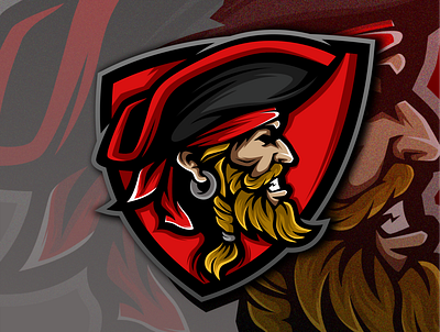 Pirate branding design esport logo games gaming gaminglogo graphic design illustration logo vector