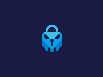 SKULL KEY keylogo security logo skulllogo