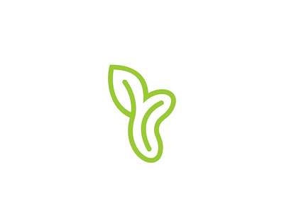 bean leaf logo beanlogo leaflogo naturelogo