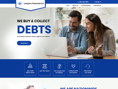 Website template for financial law service adobe photoshop corporate design homepage illustration ui user interface web webdesign website website design