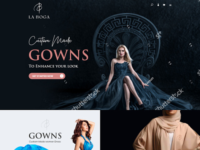 Fashion ecommerce website template design