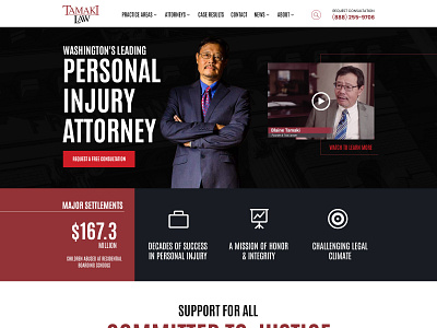 Creative website design for personal law website adobe photoshop corporate design homepage law ui web website website design