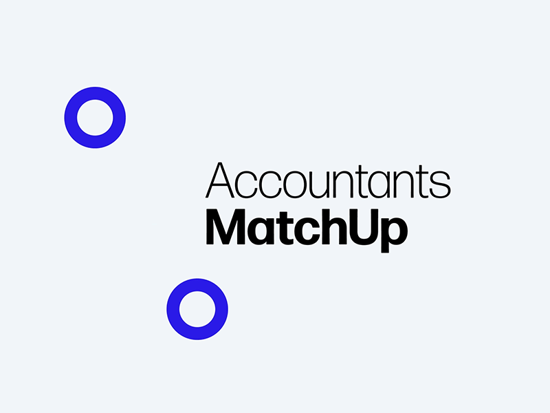 Accountants MatchUp Logo accountants accounting hiring logo logodesign match matching matchup
