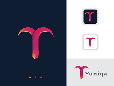 Y modern logo concept