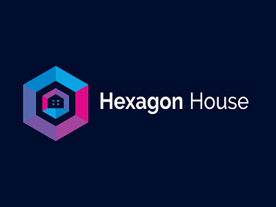 Hexagon House Logo Concept by graphicstockbd on Dribbble