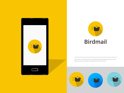 Bird Mail Logo animation branding delivery global graphic design logo