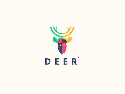 Minimalist Deer Logo app logo