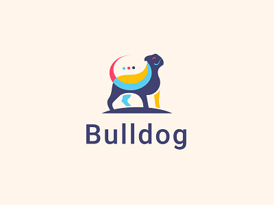 Bulldog brand bull bulldog clever colorful colors creative design dog finance growth invest