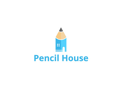 Pencil House Logo art logo brand identity branding branding design graphic design graphicstockbd house logo illustration logo logo design logodesign modern logo pencil pencil house typography