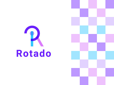 Rotado Modern Logo I Modern R Letter Logo
