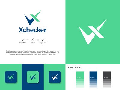 Xchecker Logo Design - Medical Logo