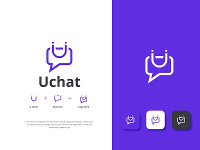 Uchat Logo Design