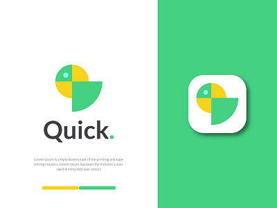 Quick. Logo Design abc brand identity branding branding design illustration logo logo design logo designer logodesign modern logo q letter q letter logo qucik logo quick. typography