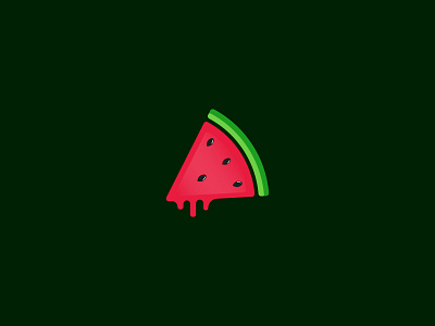 pizzamelon logo design