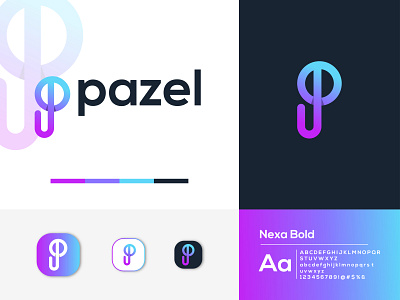P Letter logo banding design , p letter logo, p logo design