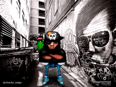 Urban Pirate urban hip hop pirate fat illustration illustrator vectors