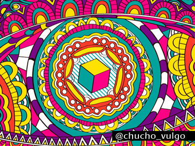 Colorfull colorfull color colour vectors vectorizer cube lines forms circles