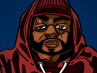 Method Man hip hop illustration portrait rap urban