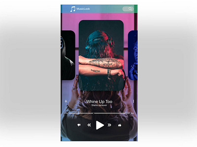 App music app branding illustration ui ux