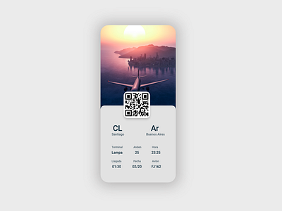 Boarding Pass #challenge #dailyui024