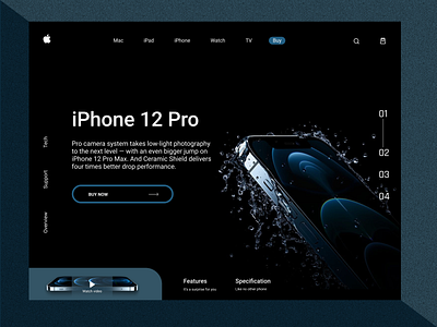 Iphone 12 pro branding design minimal product ui ux web design