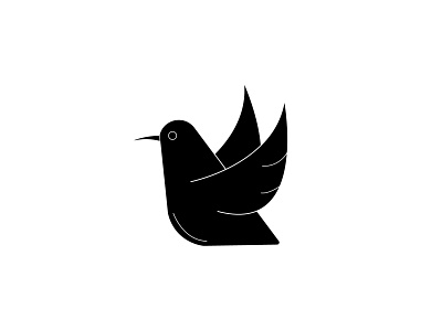 black bird animation art branding design icon illustration logo minimal