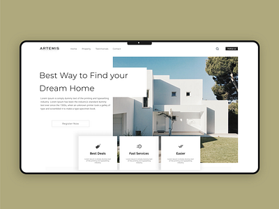 Web UI Real estate