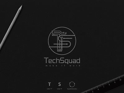 TechSquad Logo Construction