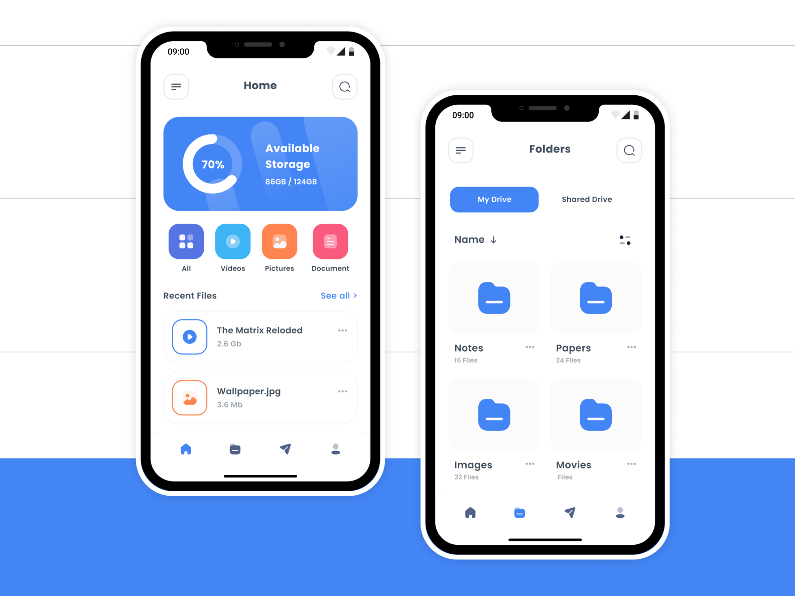 File Manager - UI Design by Kirtanya on Dribbble