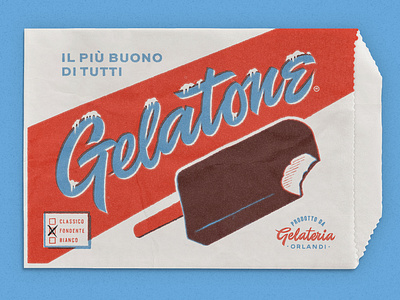"Gelatone" Ice Cream paper bag