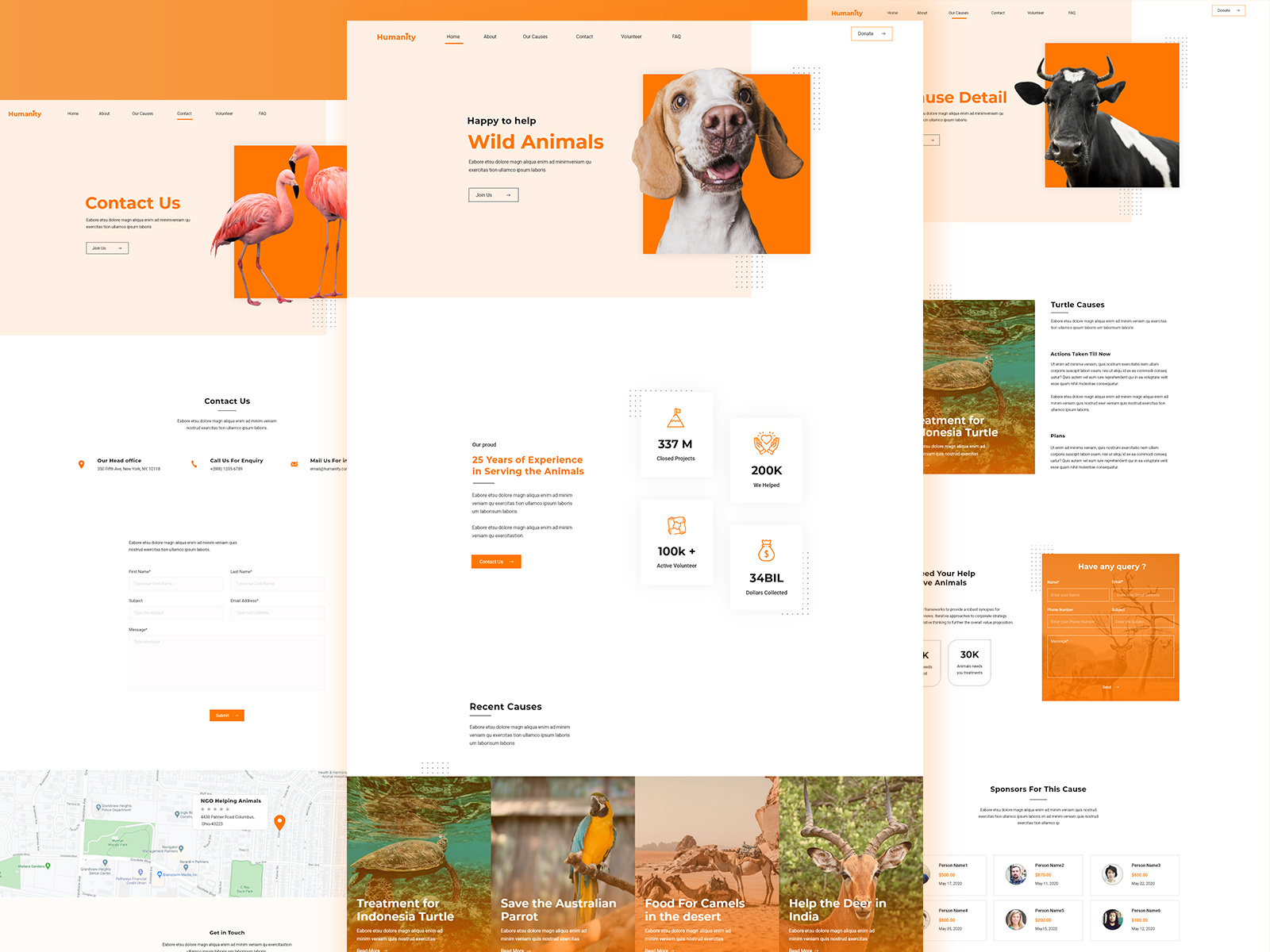 Humanity Website by Murali S on Dribbble