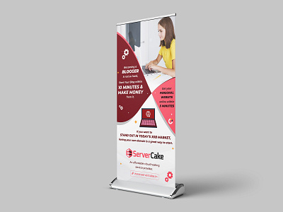 Standee advertisement banner banner ad banner advertisement banners branding design standee typography