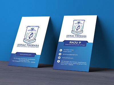 Vertical Business Card brand identity branding business card design business logo businesscard verical business card
