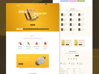 Kitco branding design gold gold website ui ux web webdesign