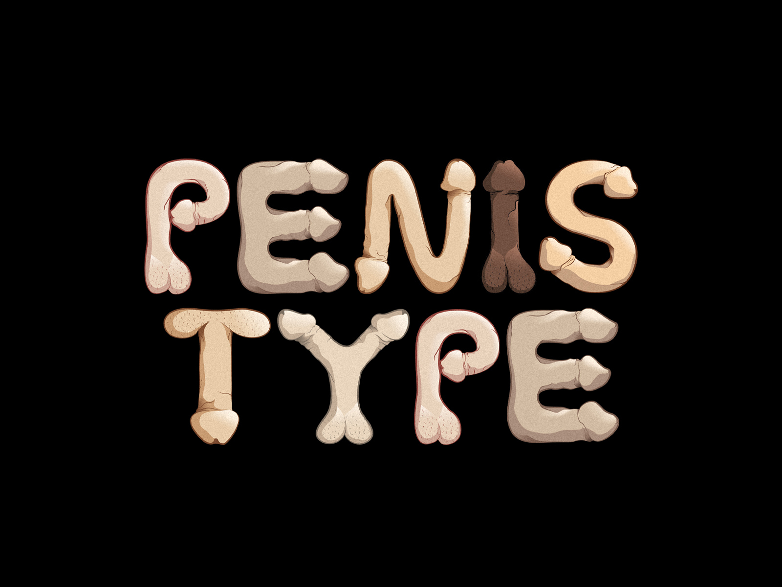 Nudism Penis - Penis Font Design by Mesut UÄŸurlu on Dribbble