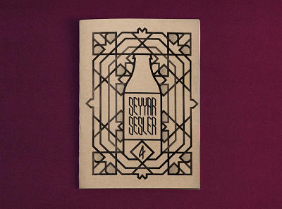 Seyyar Sesler 4 Fanzine / Cover design editorial design fanzine font illustration islamic issue istanbul logo magazine mineral water mosaic poet typography underground zine