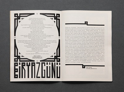 Seyyar Sesler 4 Fanzine editorial design fanzin fanzine illustration istanbul magazine seyyar sesler type typography underground zine