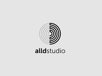 alldstudio logo 3d alldstudio branding cgi circle editorial design istanbul logo post production target