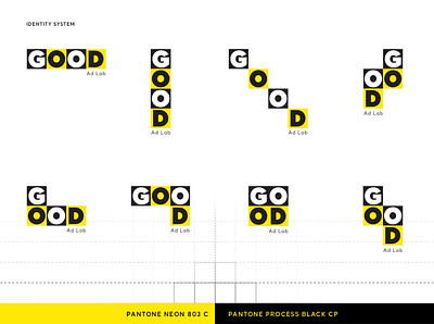 GOOD Ad Lab Brand Identity design game good identity identity system istanbul logo logotype modular design modular logo tetris typo typography