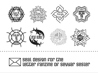 Postage Stamp / Seyyar Sesler 6 amblem branding fanzine illustration istanbul label letter logo postage stamp seyyar sesler typography underground zine