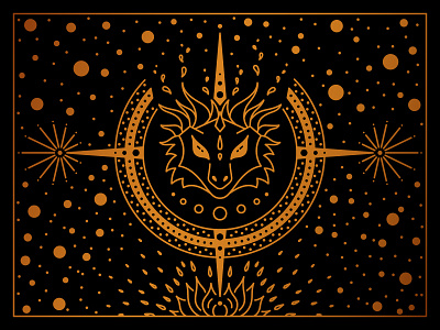 2024 dragon line illustration black design dragon gold graphic design illustration mistyc symbolism vector