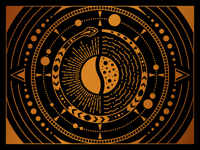 2025 snake line illustration artdeco esoteric graphic design line lineart lineartwork occult vector zodiac