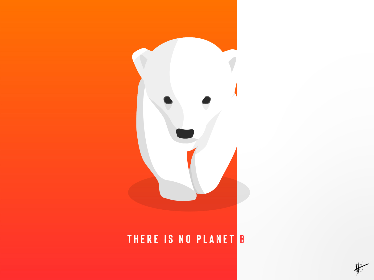 There is no planet B by Hugo Vanmalle on Dribbble