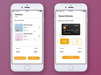 daily ui ux challenge #2 buy now checkout dailyui payment ux