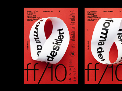 FuoriFuoco10 art director festival film graphic identity design photography