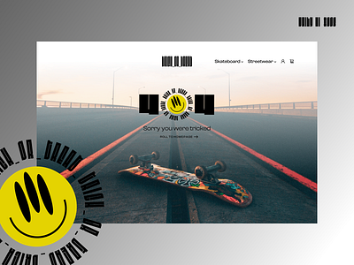404 Page - Daily UI #008 branding dailyui design e commerce logo skateboard typography ui website
