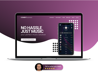 Music App Landingpage