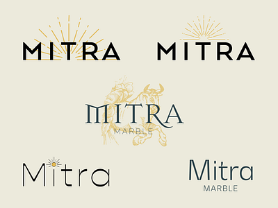 Mitra ancient brand brand design brand identity brand identity design branding branding design design idenity identity design logo logo design marble sun vector