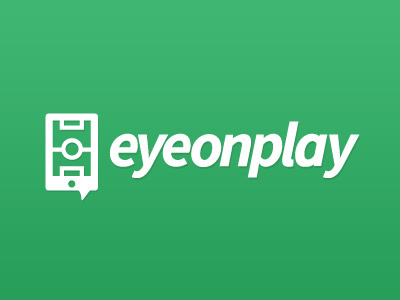 Eyeonplay brand football green icon logo soccer