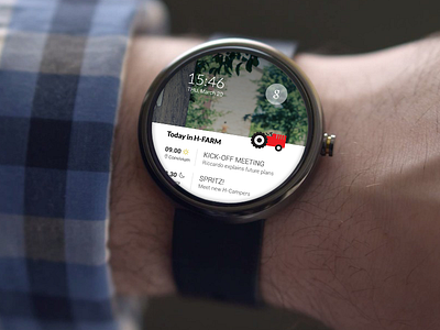 H-Farm Android Wear (just experimenting) android android wear clock h farm ui wear